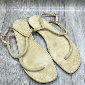 AERIN T-STRAP SANDALS